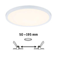 Load image into Gallery viewer, Areo VariFit Round LED Recessed Panel 230mm Warm White - White - Paulmann
