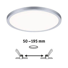 Load image into Gallery viewer, Areo VariFit Round LED Recessed Panel 230mm Neutral White - Chrome - Paulmann
