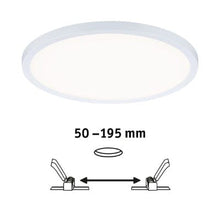 Load image into Gallery viewer, Areo VariFit Round LED Recessed Panel 230mm Neutral White - White - Paulmann
