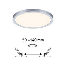 Load image into Gallery viewer, Areo VariFit Round LED Recessed Panel 175mm Warm White Dimmable - Chrome - Paulmann
