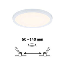 Load image into Gallery viewer, Areo VariFit Round LED Recessed Panel 175mm Warm White Dimmable - White - Paulmann
