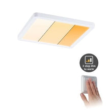 Load image into Gallery viewer, Areo VariFit Square LED Recessed Panel 175x175mm 3 Step Dim To Warm - White - Paulmann
