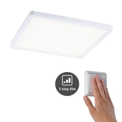 Areo VariFit Square LED Recessed Panel 230x230mm Neutral White - White - Paulmann