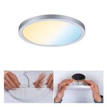 Load image into Gallery viewer, Areo VariFit Round LED Recessed Panel Smart Home Zigbee 175mm Tunable White - Chrome - Paulmann
