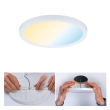 Load image into Gallery viewer, Areo VariFit Round LED Recessed Panel Smart Home Zigbee 175mm Tunable White - White - Paulmann
