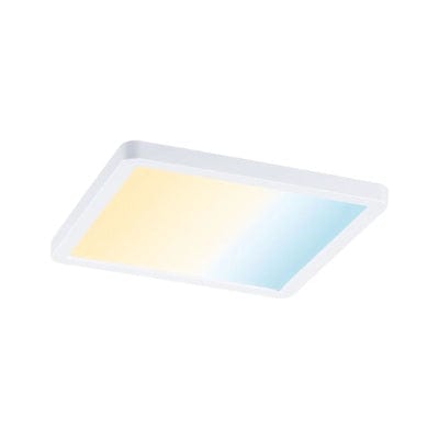 Areo VariFit Square LED Recessed Panel Smart Home Zigbee 175x175mm Tunable White - White - Paulmann