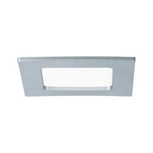 Load image into Gallery viewer, Square LED Recessed Panel IP44 115x115mm Neutral White - Chrome - Paulmann
