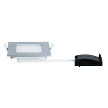 Load image into Gallery viewer, Square LED Recessed Panel IP44 115x115mm Neutral White - Chrome - Paulmann
