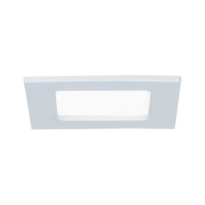 Square LED Recessed Panel IP44 115x115mm Neutral White - White - Paulmann