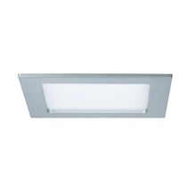 Load image into Gallery viewer, Square LED Recessed Panel IP44 165x165mm Warm White - Chrome - Paulmann
