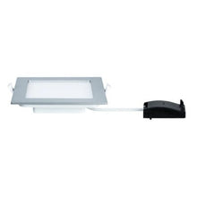 Load image into Gallery viewer, Square LED Recessed Panel IP44 165x165mm Warm White - Chrome - Paulmann
