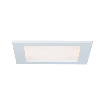 Square LED Recessed Panel IP44 165x165mm Warm White - White - Paulmann