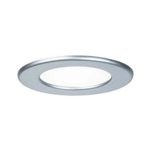 Load image into Gallery viewer, Round LED Recessed Panel IP44 115mm Neutral White - Chrome - Paulmann
