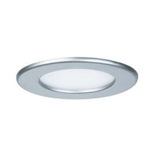 Load image into Gallery viewer, Round LED Recessed Panel IP44 115mm Neutral White - Chrome - Paulmann
