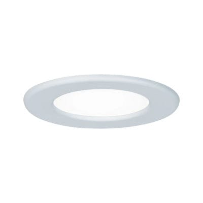 Round LED Recessed Panel IP44 170mm Neutral White - White - Paulmann