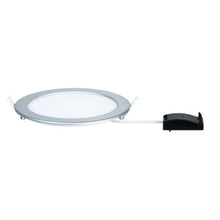 Load image into Gallery viewer, Round LED Recessed Panel IP44 220mm Neutral White - Chrome - Paulmann
