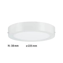 Load image into Gallery viewer, Lunar Round LED Panel 225mm Warm White - White - Paulmann
