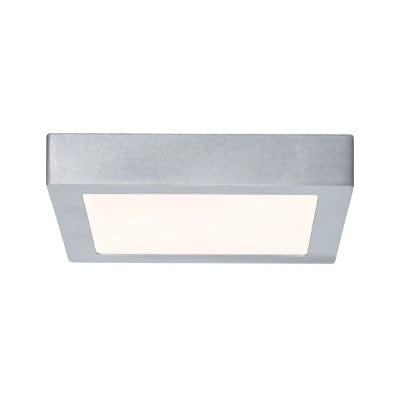 Lunar Square LED Panel 225x225mm Warm White - Chrome - Paulmann