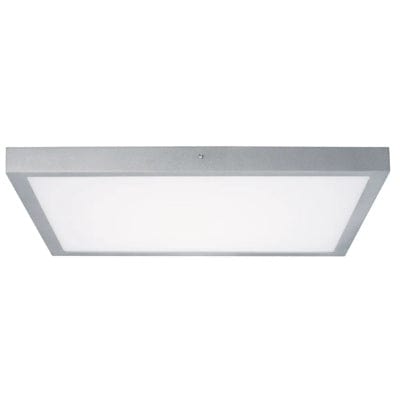 Lunar Square LED Panel 600x600mm Warm White - Chrome - Paulmann