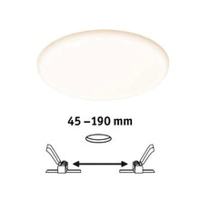 Load image into Gallery viewer, VariFit Veluna Round LED Recessed Panel IP44 215mm Warm White - Paulmann
