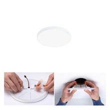 Load image into Gallery viewer, VariFit Veluna Edge Round LED Recessed Panel IP44 90mm Neutral White - Paulmann
