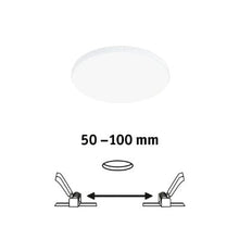 Load image into Gallery viewer, VariFit Veluna Edge Round LED Recessed Panel IP44 120mm Neutral White - Paulmann
