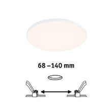 Load image into Gallery viewer, VariFit Veluna Edge Round LED Recessed Panel IP44 160mm Warm White - Paulmann
