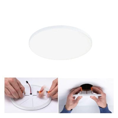 VariFit Veluna Edge Round LED Recessed Panel IP44 160mm Neutral White - Paulmann