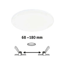 Load image into Gallery viewer, VariFit Veluna Edge Round LED Recessed Panel IP44 200mm Neutral White - Paulmann
