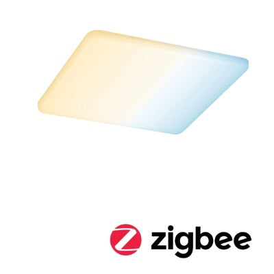 VariFit Veluna Square LED Recessed Panel Smart Home Zigbee 185x185mm Tunable White - Paulmann