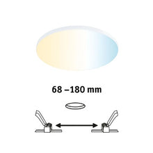 Load image into Gallery viewer, VariFit Veluna Edge Round LED Recessed Panel Smart Home Zigbee 160mm Tunable White
