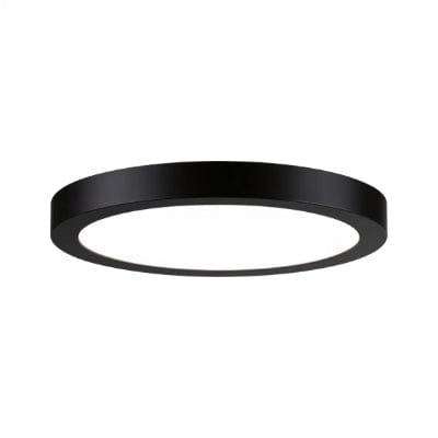 Abia Round LED Panel 300mm Warm White - Black - Paulmann