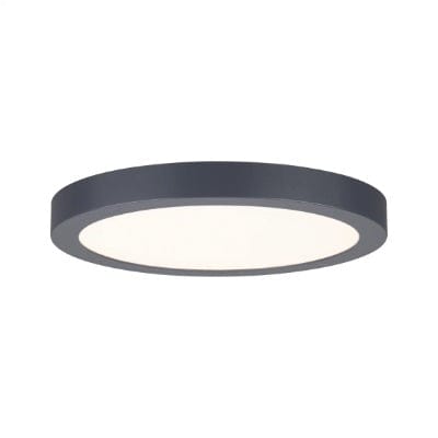 Abia Round LED Panel 300mm Warm White - Dark Grey - Paulmann