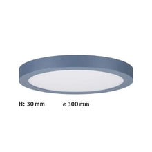 Load image into Gallery viewer, Abia Round LED Panel 300mm Warm White - Graublau - Paulmann
