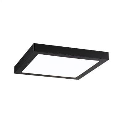 Abia Square LED Panel 300x300mm Neutral White - Black - Paulmann