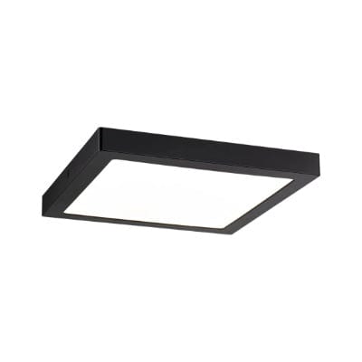 Abia Square LED Panel 300x300mm Warm White - Black - Paulmann