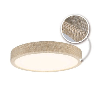 Cosara Round LED Panel IP44 300mm 15W 1300lm Warm White - Beige - Paulmann