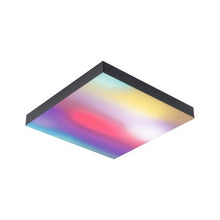 Load image into Gallery viewer, Velora Rainbow dynamicRGBW Square LED Panel 295x295mm RGB+ - Black - Paulmann
