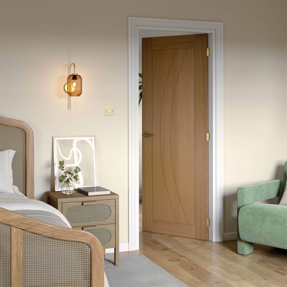 JB Kind Sicily Oak Pre-Finished Internal Door - All Sizes - JB Kind