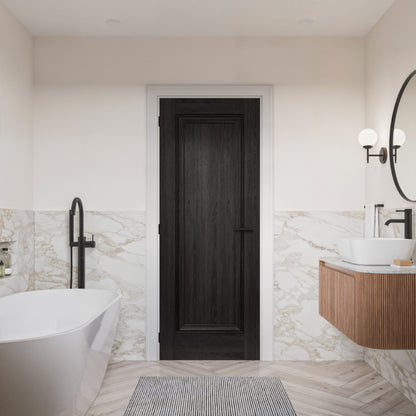 JB Kind Haddon Black Laminate Internal Door - All Sizes