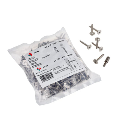 Cedral  Click Stainless Steel Screw For Clip (Pack of 260)