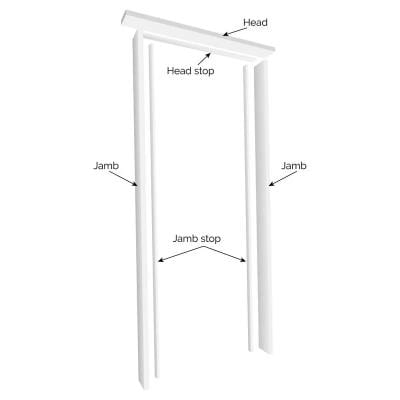 JB Kind Universal White Primed Door Lining Set - All Sizes - JB Kind