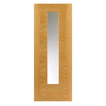 JB KInd Ostria Oak Glazed Pre-Finished Internal Door - All Sizes