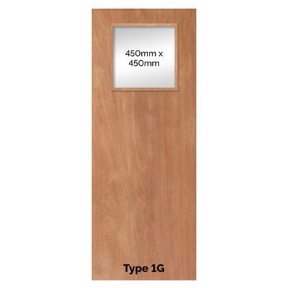 JB Kind Paint Grade Flush Internal Fire Door FD30 - All Sizes