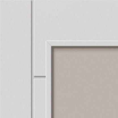 JB Kind Palomino White Primed Glazed Internal Door - All Sizes