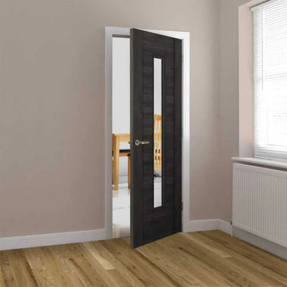 JB Kind Alabama Cinza Dark Grey Glazed Laminate Internal Door - All Sizes