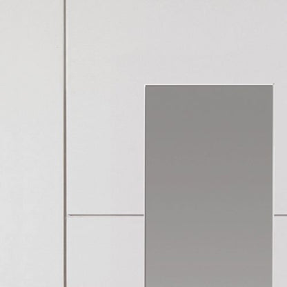 JB Kind Tigris White Primed Slim Glazed Internal Door - All Sizes
