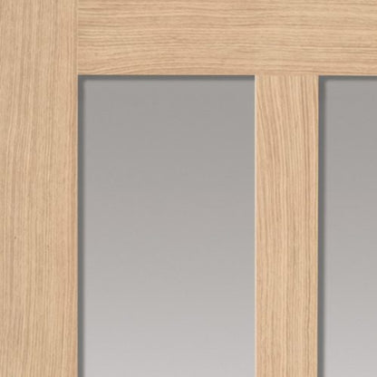 JB Kind Rushmore Oak Glazed Internal Door - All Sizes
