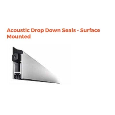 Sparka Acoustic Drop Down Surface Mounted Seals - All Lengths - Sparka Uk Doors