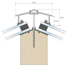 Load image into Gallery viewer, Solstice Capex 70 Hip Bar &amp; gasket 3m - Brown - B4L Roofing
